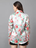 Mint Green Printed Shirt - Vooning