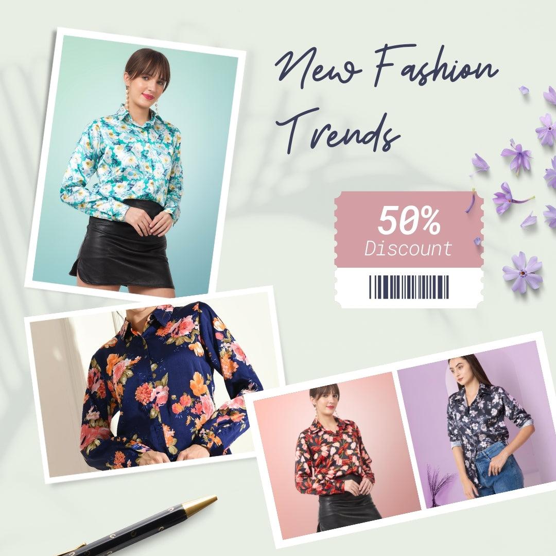 Floral Shirt Women