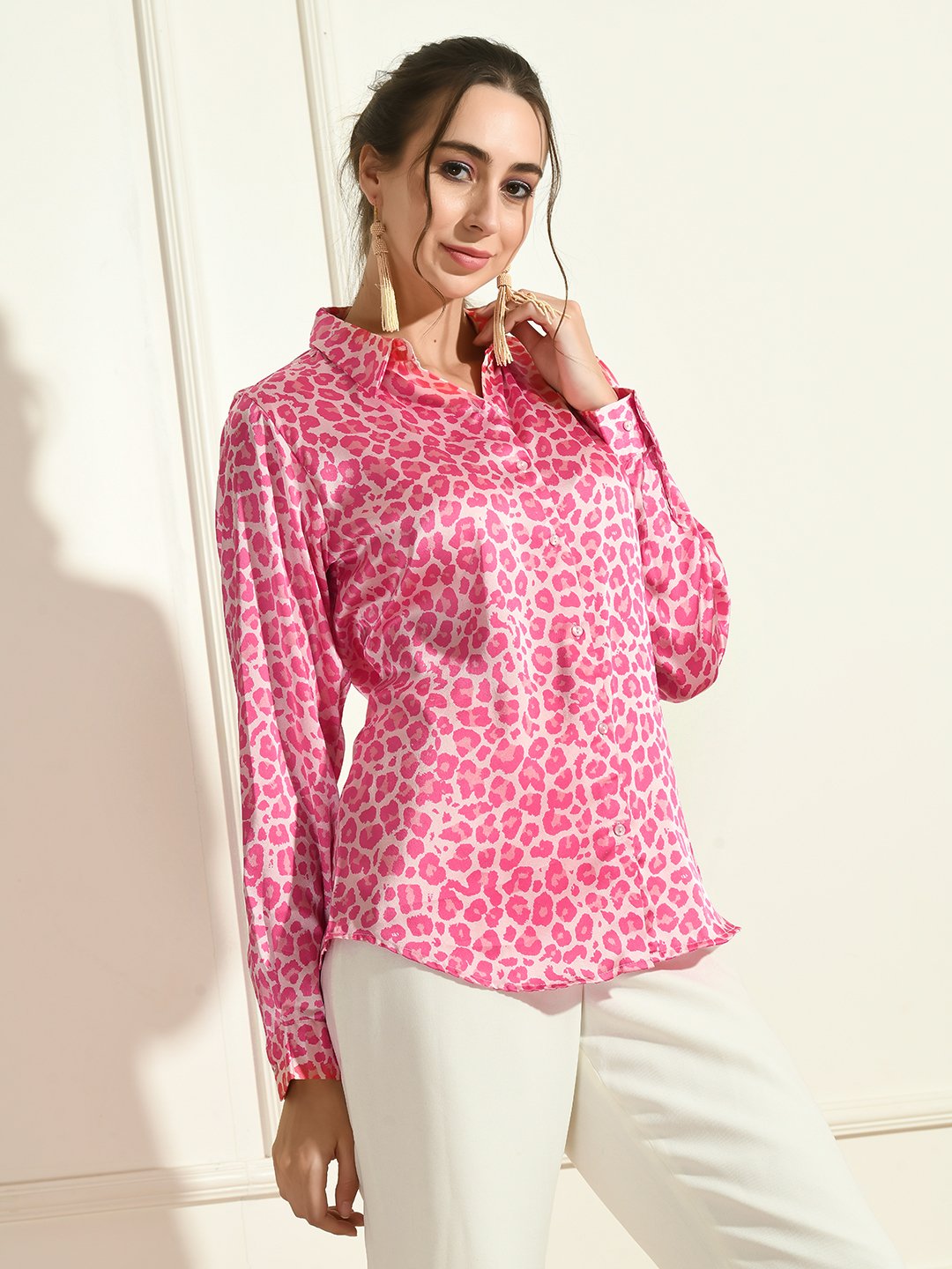 Barbie Pink Animal Print Shirt