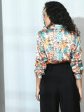 Digital Printed Satin Shirt