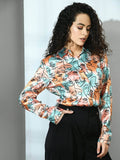 Digital Printed Satin Shirt