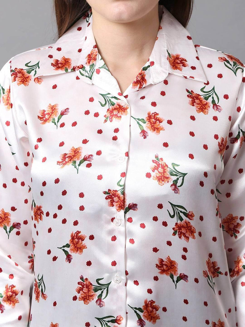 Floral Printed Women Shirt