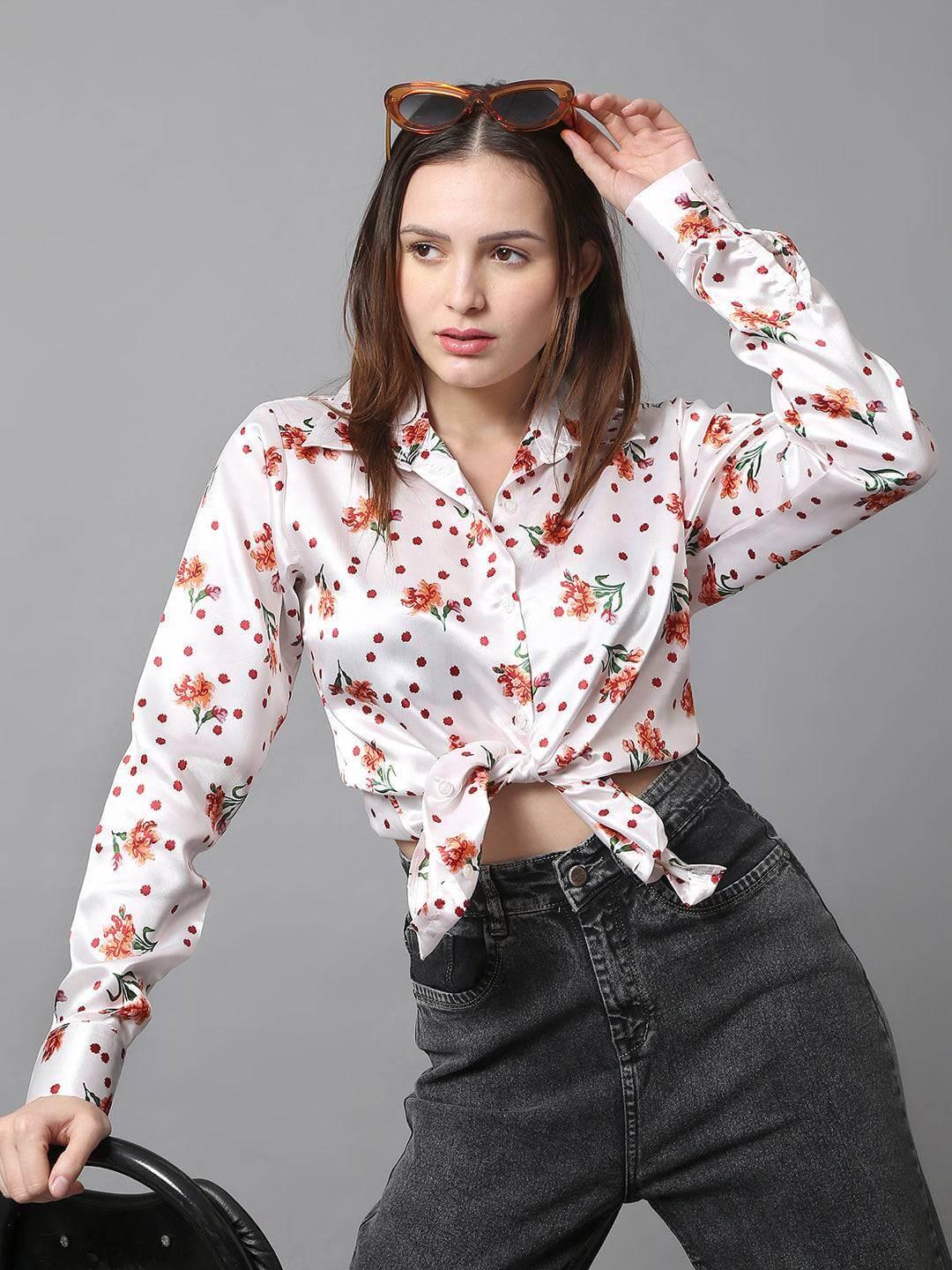 Floral Printed Women Shirt