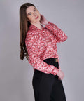 Frechy Floral Printed Shirt - Vooning