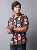 Halloween Skull Printed Shirt