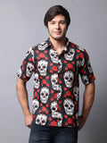 Halloween Skull Printed Shirt