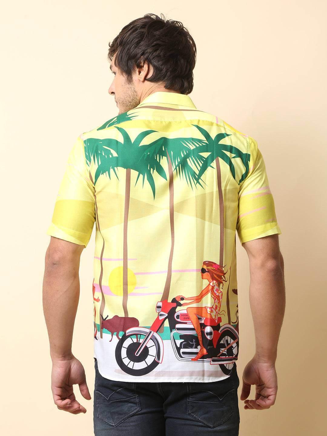 Hawaiian Beach Printed Shirt