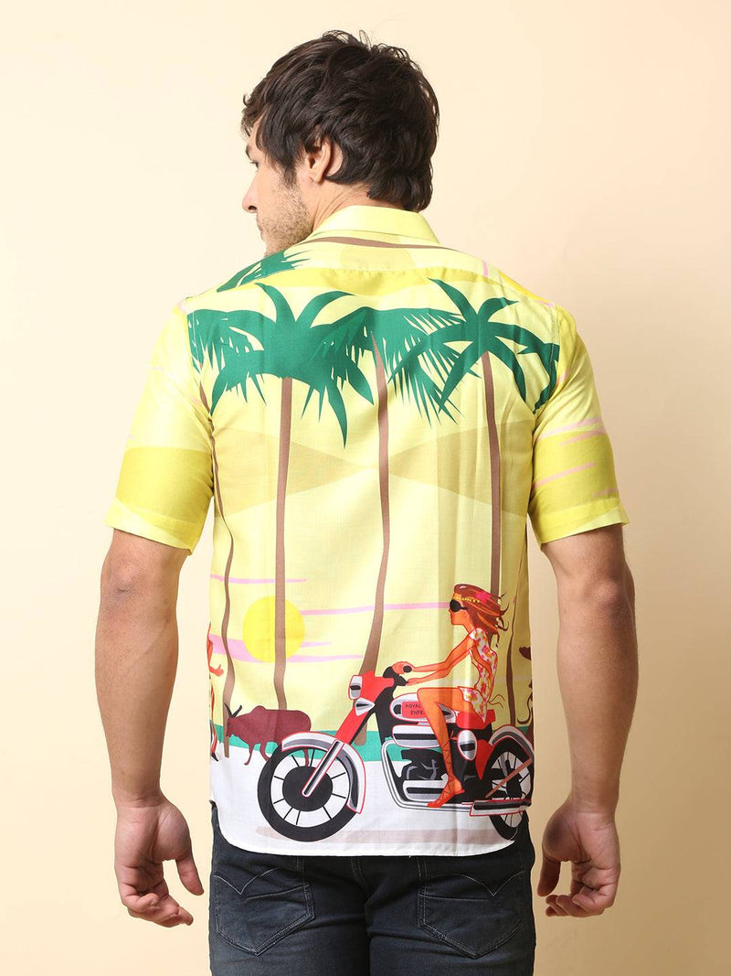 Hawaiian Beach Printed Shirt