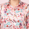 Makeup Forever Printed satin Shirt - Vooning