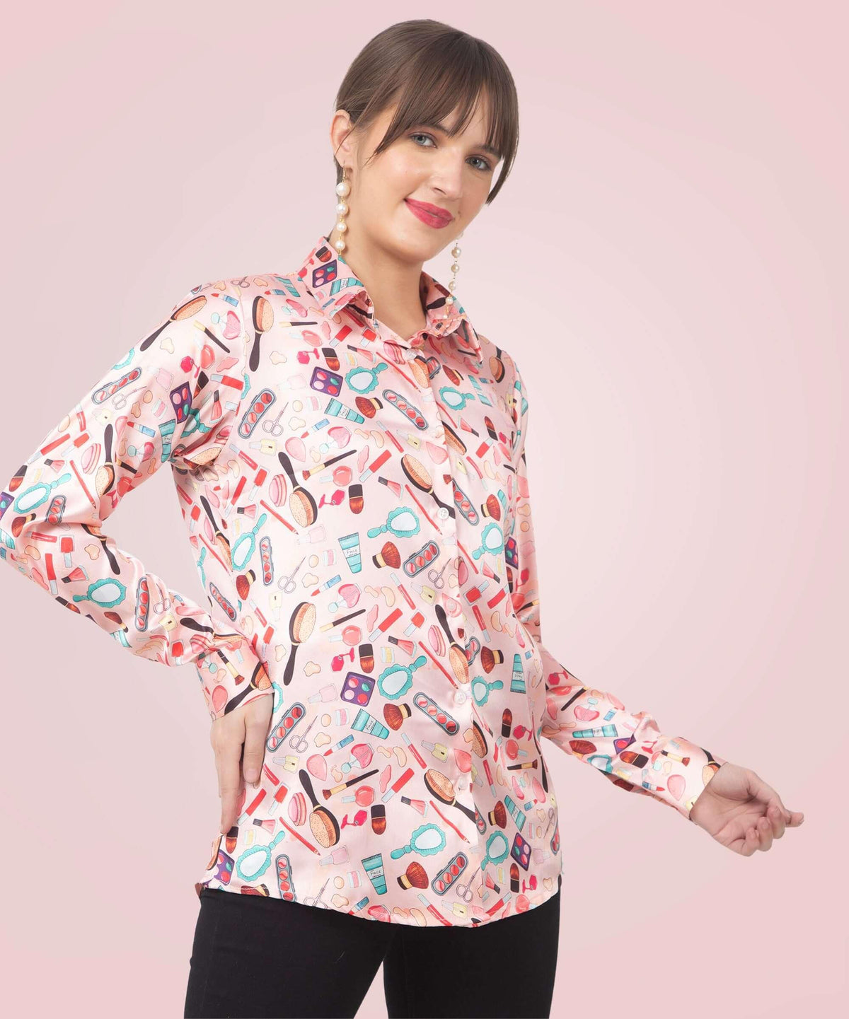 Makeup Forever Printed satin Shirt - Vooning