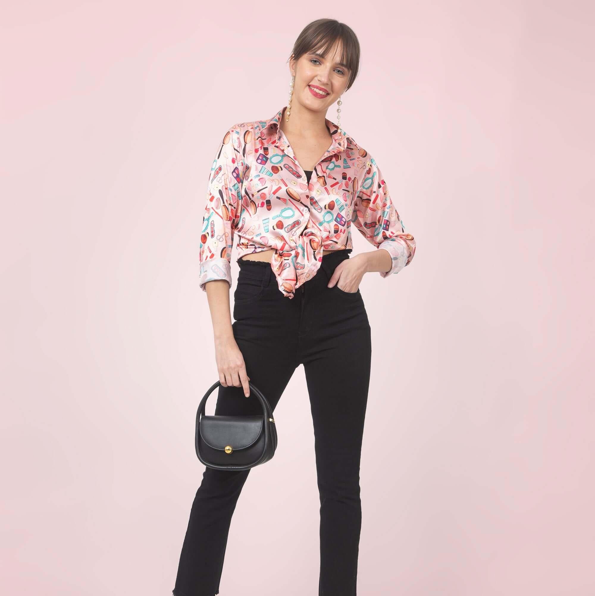 Makeup Forever Printed satin Shirt - Vooning