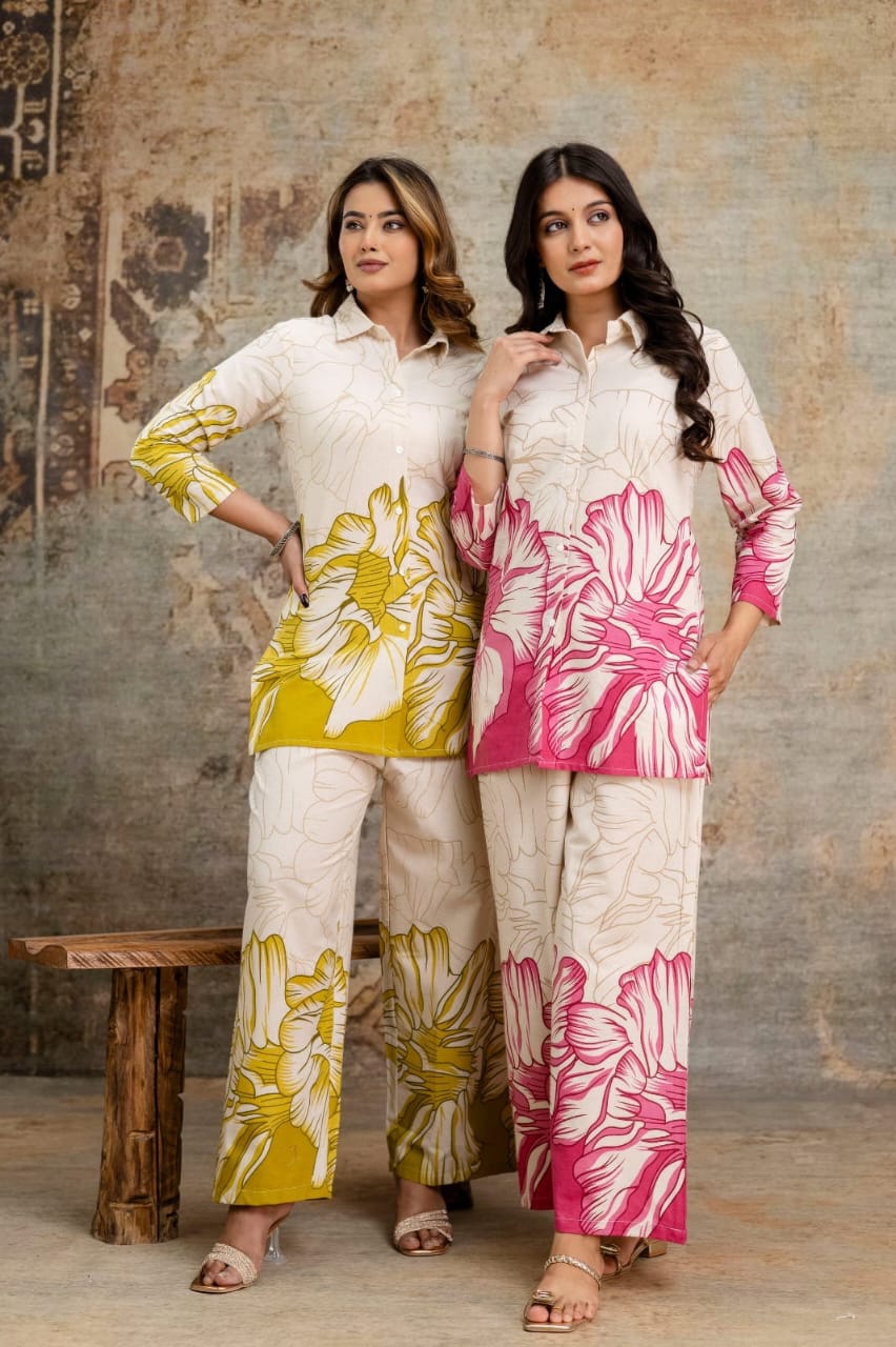 Bold Bloom Cotton Cord Set