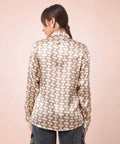 See Design Satin Shirt - Vooning