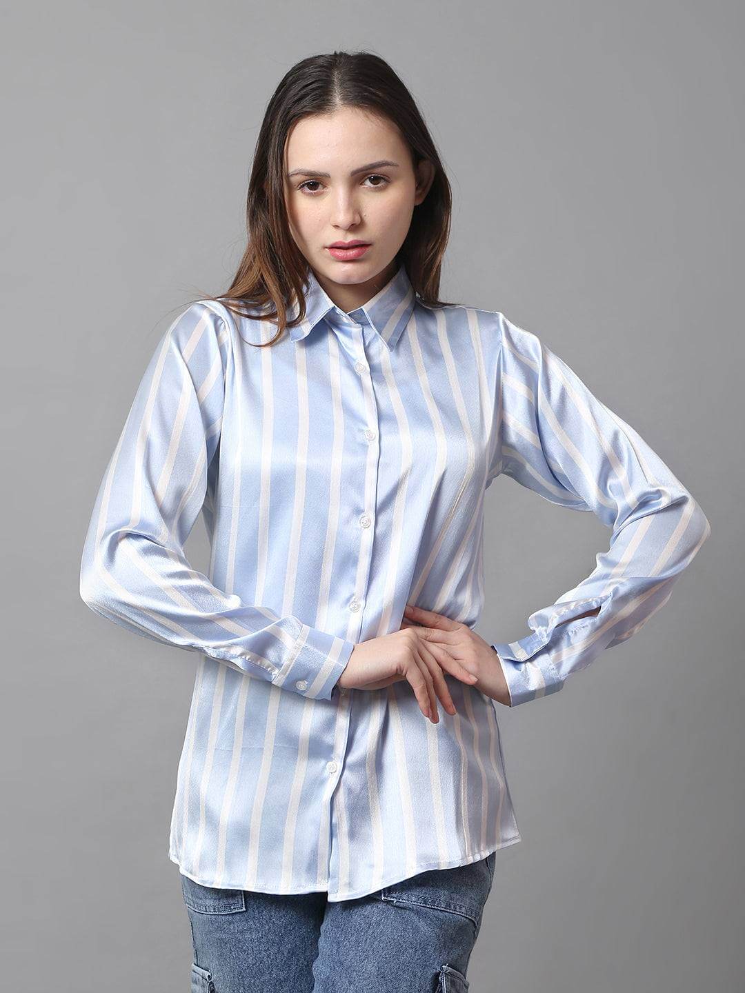 Striped Casual Luxury Shirt - Vooning