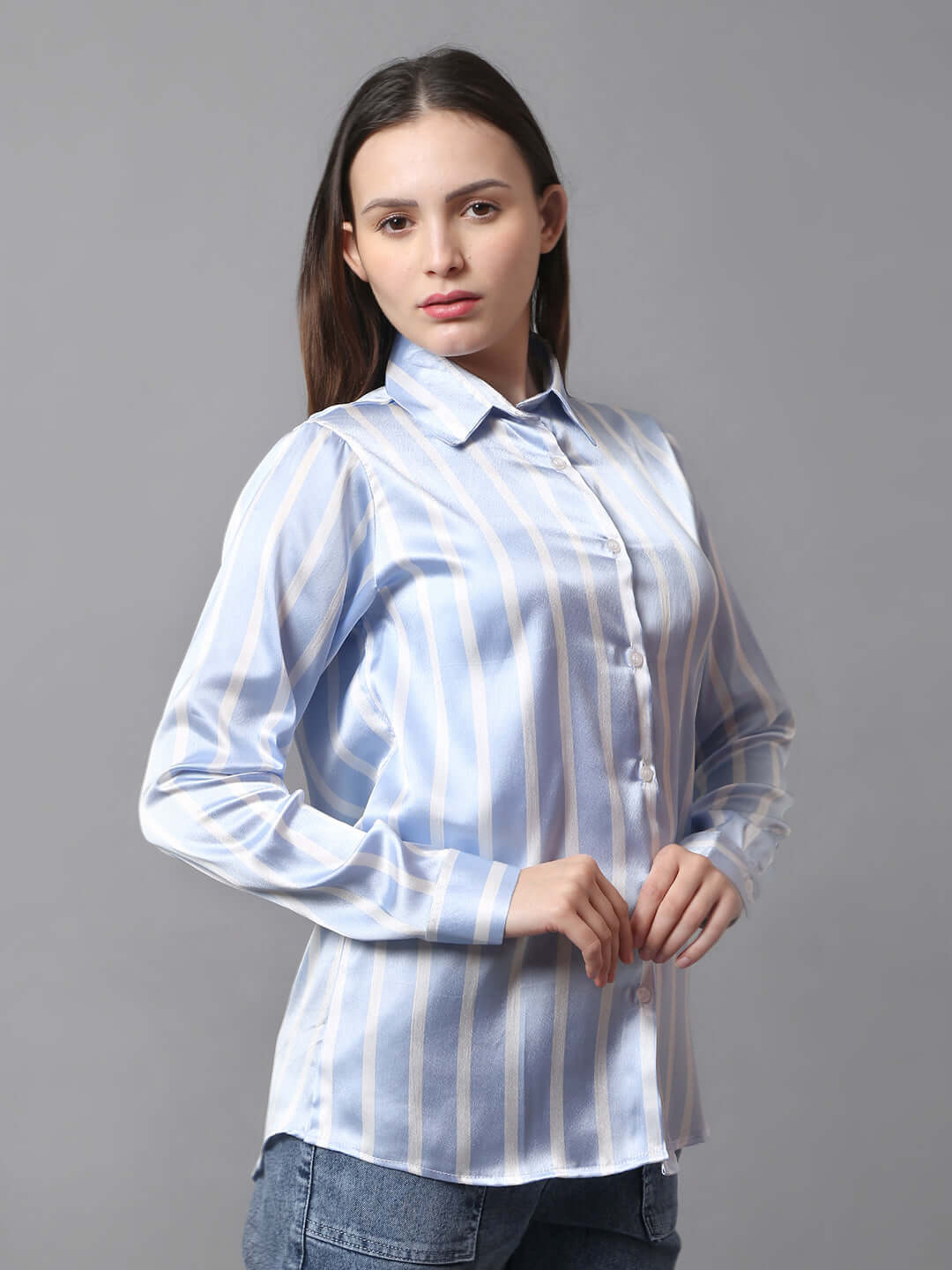 Striped Casual Luxury Shirt - Vooning