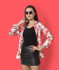 Unity Allover Floral Print Satin Shirt - Vooning