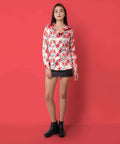 Unity Allover Floral Print Satin Shirt - Vooning