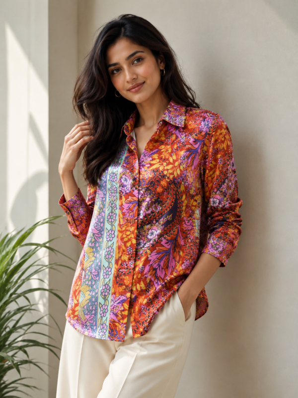 Multicolor Floral Printed Shirt